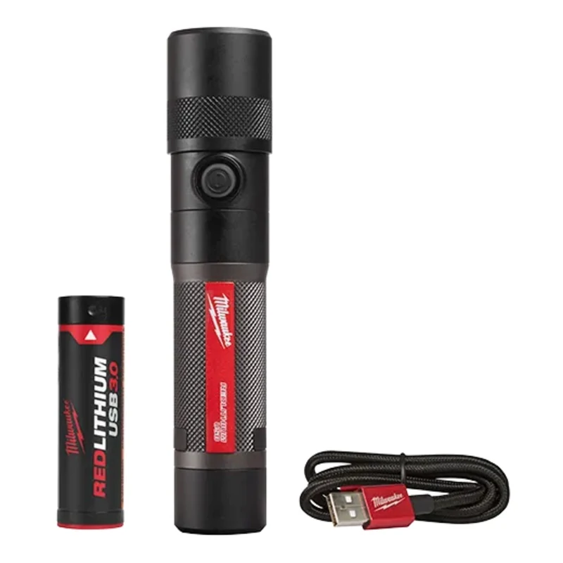 Lampe de poche - Lampe de poche focale rotative USB 1100L REDLITHIUM de Milwaukee, 2161-21